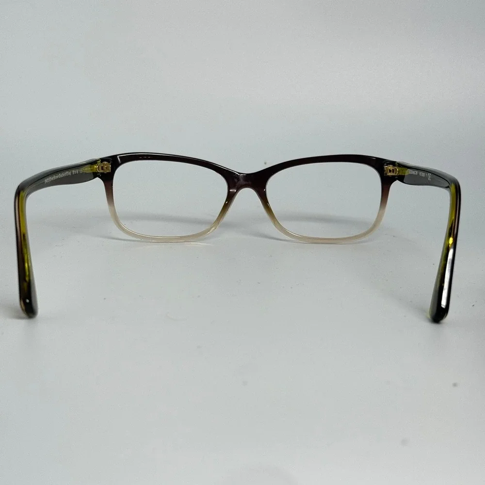 Coach HC6089 Eyeglasses Olive Brown Gradient Olive Green Frames 51-16-135 5400